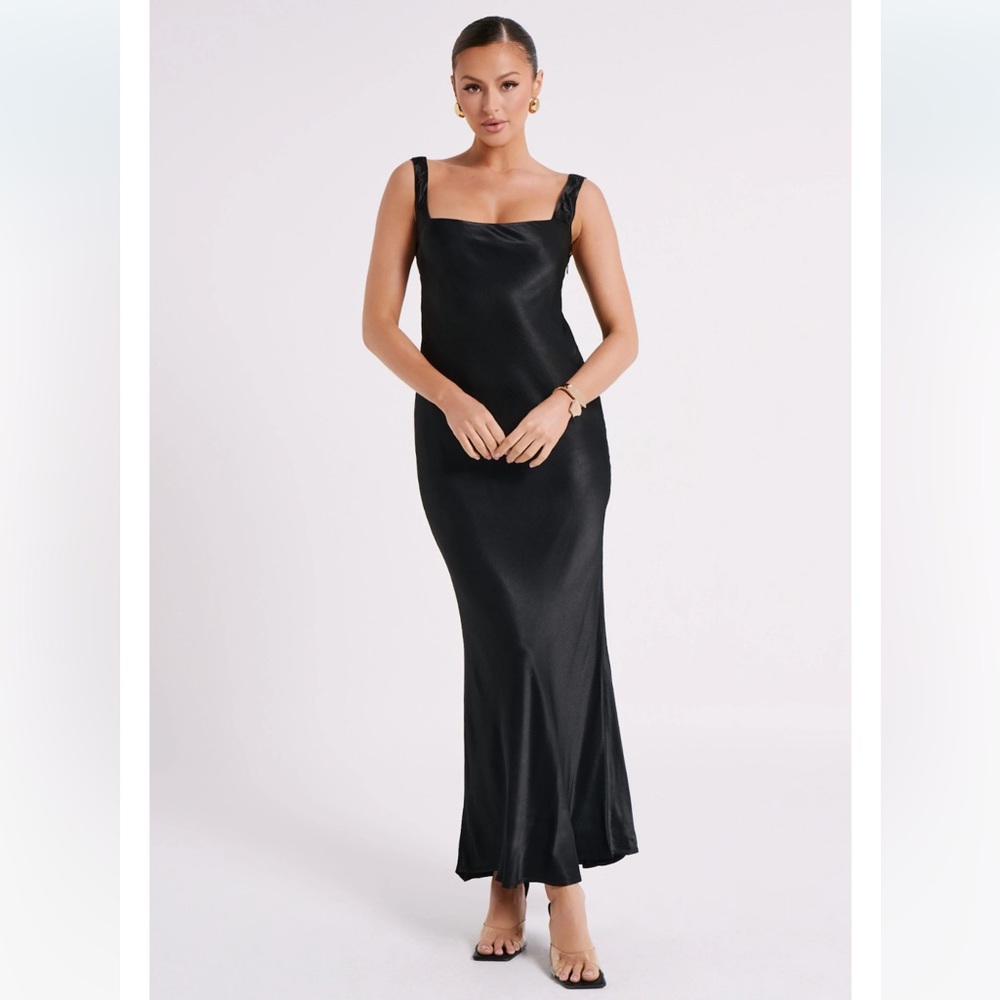 Meshki Ensley Satin Maxi Dress
